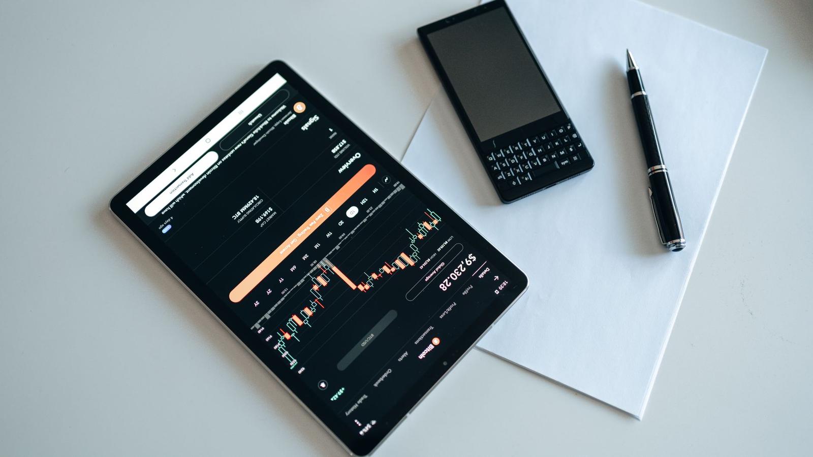 A Digital Tablet and Smartphone